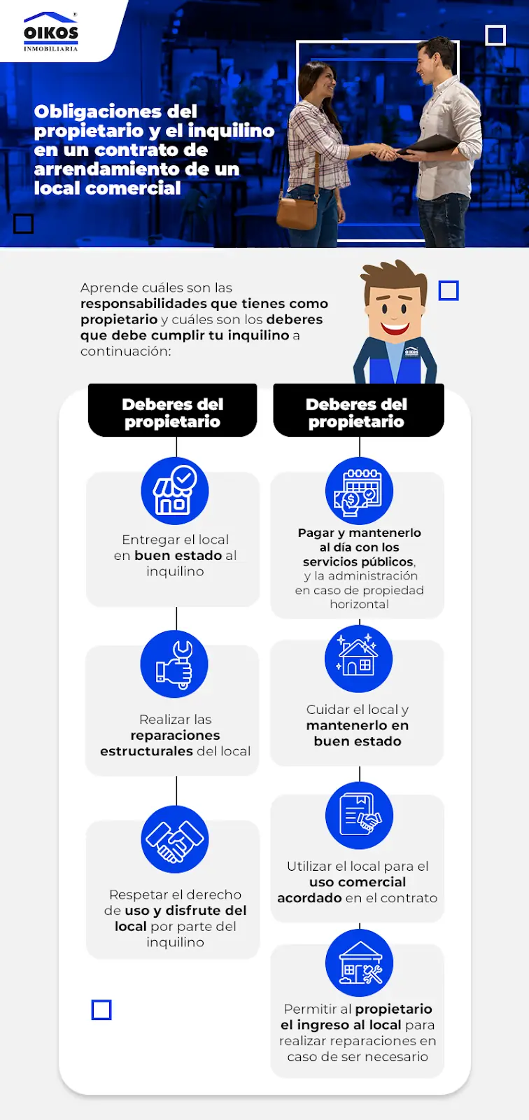 Responsabilidades del arrendador y el arrendatario