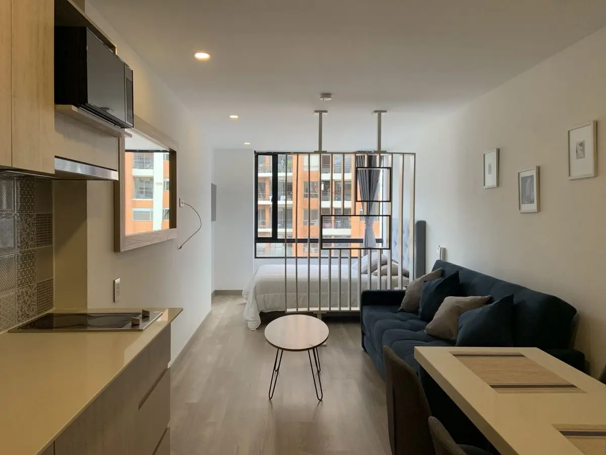 Apartaestudio amoblado tipo loft en Chapinero Alto