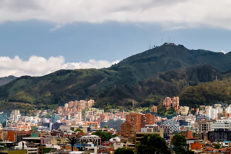 Vista panorámica de Chapinero