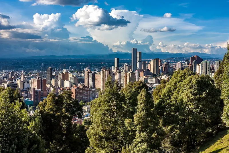 Panorámica de Bogotá