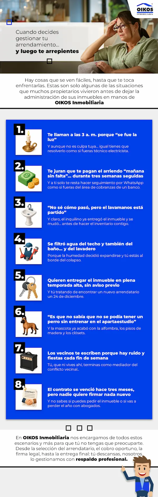 Infografía sobre gestión de arrendamiento