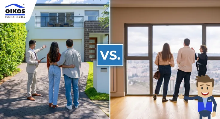 Comprar apartamento en Bogotá vs. comprar casa en Cajicá o Chía Comparativa de vivienda entre apartamento en Bogotá y casa en Sabana